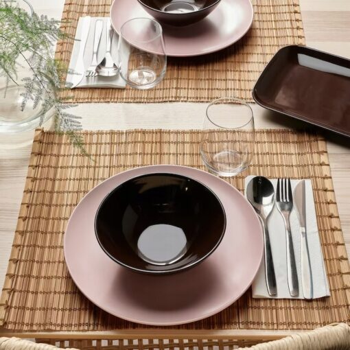 IKEA FARGKLAR MISKA BRĄZOWA Z POŁYSKIEM - 4 SZT. - obrazek 2