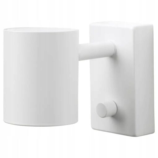 IKEA NYMANE KINKIET LAMPA ŚCIENNA BIAŁY 11 cm