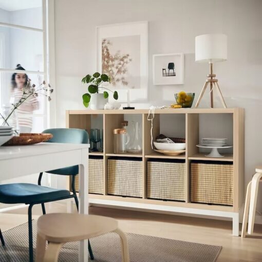 IKEA KALLAX RAMA NOŚNA BIAŁY 146X39X18CM - obrazek 5