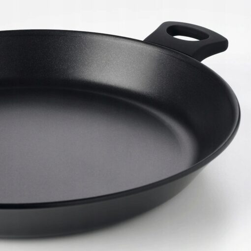 IKEA HEMLAGAD PATELNIA OKRĄGŁA CZARNA 32 cm - obrazek 3