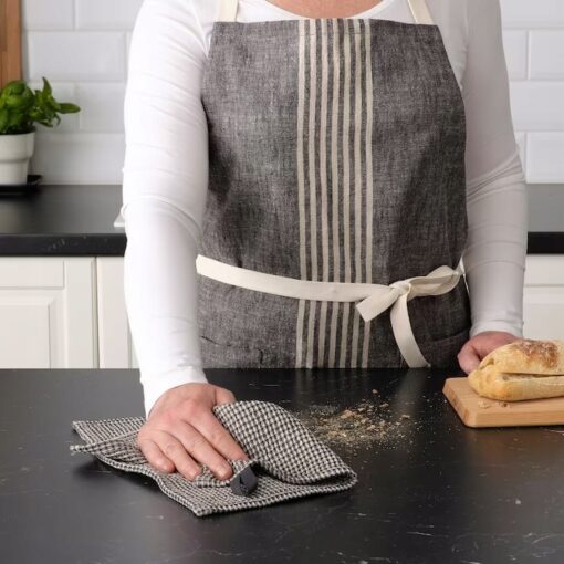 IKEA MARIATHERES FARTUCH KUCHENNY SZARY 90X92CM - obrazek 2