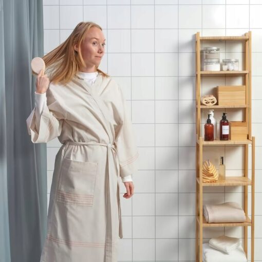IKEA VARDANDE SZLAFROK BAWEŁNIANY 132x118 CM - obrazek 3