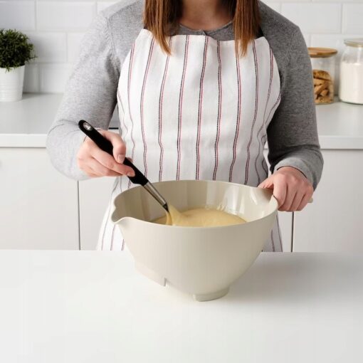 IKEA VISPNING MISKA Z RĄCZKĄ BEŻOWA 3L - obrazek 4