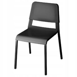 IKEA TEODORES KRZESŁO DO JADALNI / KUCHNI CZARNE