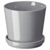 IKEA CITRUSFRUKT DONICZKA Z PODSTAWKĄ SZARA 15 CM