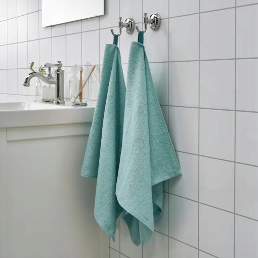 IKEA DIMFORSEN RĘCZNIK DO RĄK TURKUSOWY 50x100 CM - obrazek 2