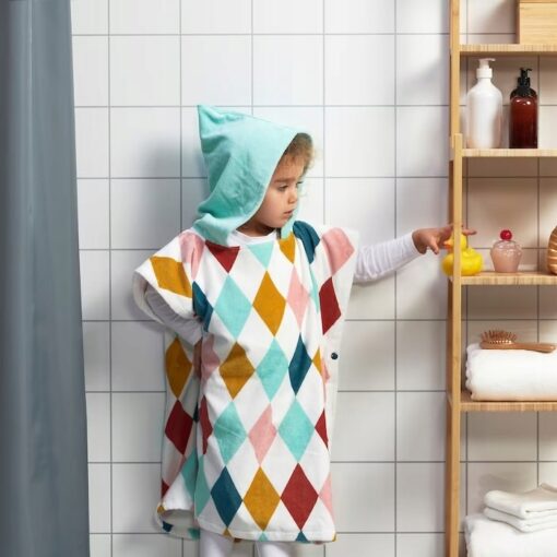 IKEA BUSENKEL PONCHO RĘCZNIK DZIECIĘCY Z KAPTUREM - obrazek 2