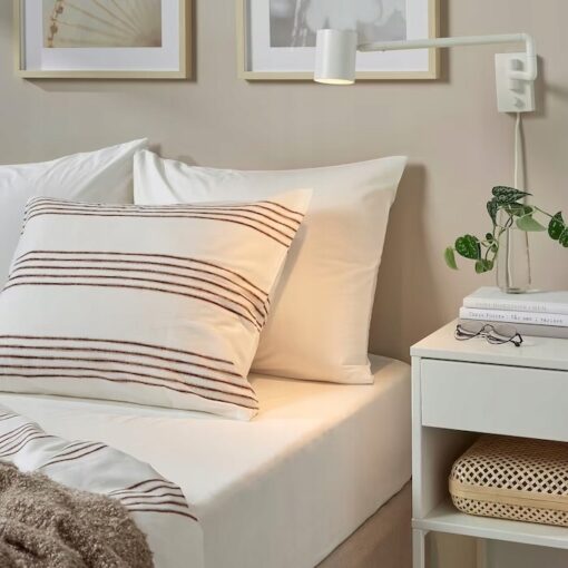 IKEA DVALA PRZEŚCIERADŁO BIAŁE 240x260 CM - obrazek 2