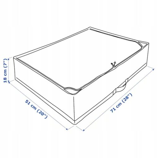 IKEA STUK POJEMNIK NA UBRANIA / POŚCIEL 71x51x18cm - obrazek 6