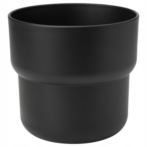 IKEA FORENLIG OSŁONKA DONICZKI CZARNA 24 CM