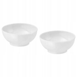 IKEA 365+ ZESTAW MISEK MISKA 2 SZT. BIAŁY 9 CM