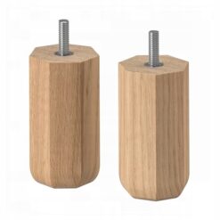 IKEA ULLARP NOGA MEBLOWA DĄB 10 CM 2 SZT.
