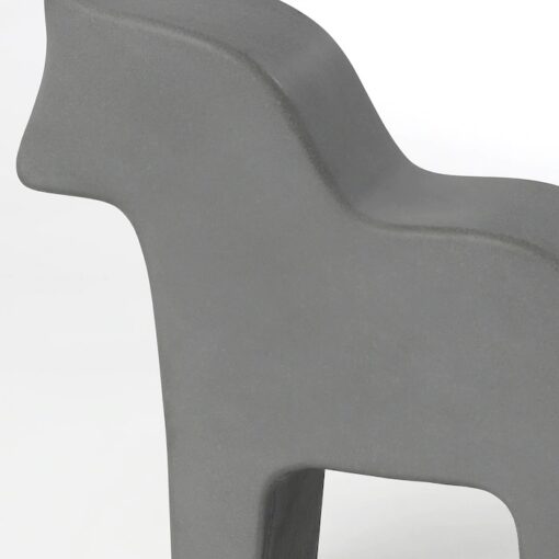 IKEA RYKTBAR KOŃ DEKORACYNY SZARY 13.5 cm - obrazek 3