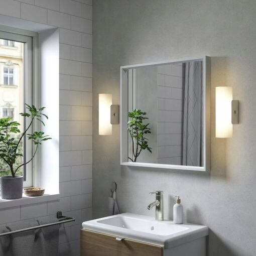 IKEA HAVSDUN LAMPA ŚCIENNA LED BIAŁA / MATOWA - obrazek 3