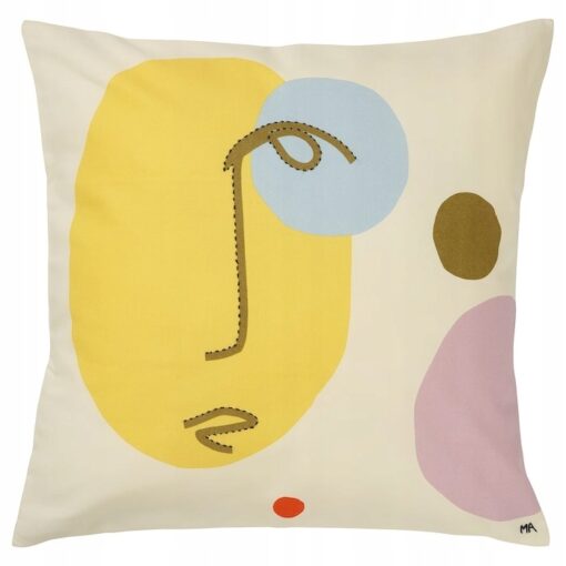 IKEA MANDELPIL POSZEWKA NA PODUSZKĘ TWARZ 50X50CM