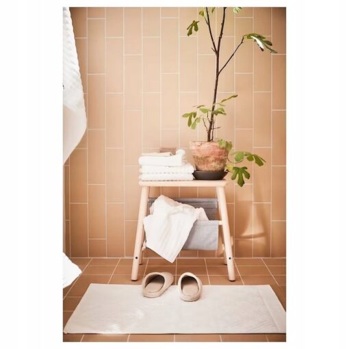 IKEA VILTO STOŁEK ZE SCHOWKIEM BRZOZA/SZARY 45CM - obrazek 5
