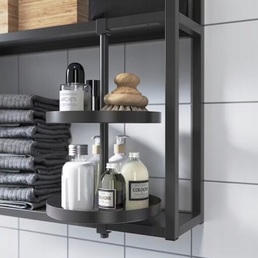 IKEA ENHET PÓŁKA OBROTOWA ANTRACYT 40X21CM - obrazek 5