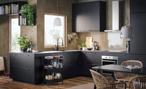 IKEA KUNGSBACKA FRONT PANEL DRZWI ANTRACYT 40x40cm - obrazek 5