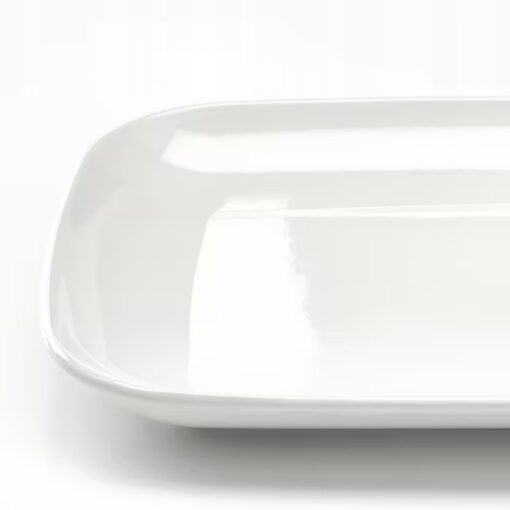 IKEA GODMIDDAG TALERZ BIAŁY 18x30 KOMPLET 4 SZT. - obrazek 2