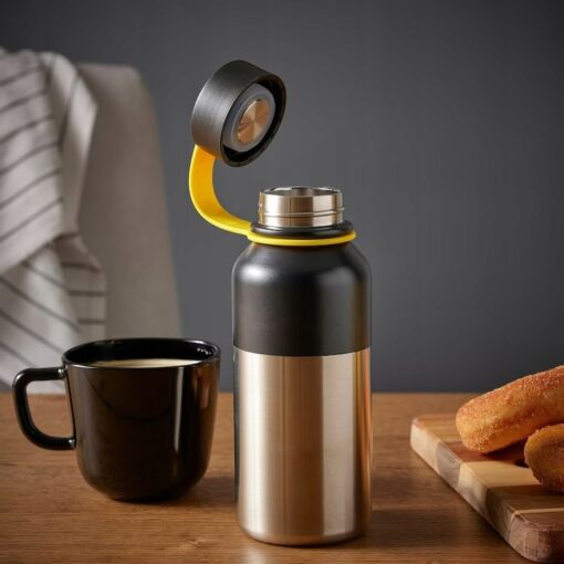 IKEA HETLEVRAD TERMOS STALOWY CZARNY 500 ML - obrazek 6