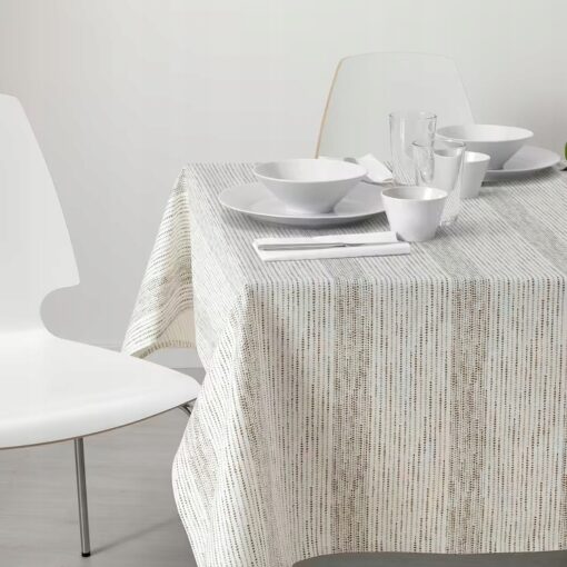 IKEA STRANDSTARR OBRUS BEŻOWY 145x240 CM - obrazek 3
