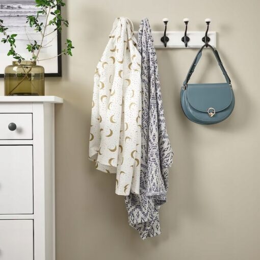 IKEA LANDKRABBA WIESZAK Z 5 UCHWYTAMI BIAŁY 50 CM - obrazek 3