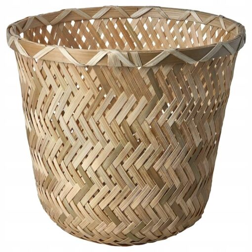 IKEA KLYNNON OSŁONKA DONICZKI BAMBUSOWA 15 CM