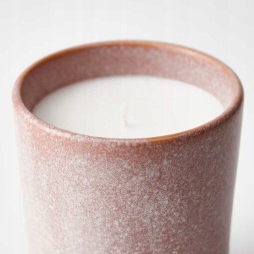 IKEA LUGNARE ŚWIECA ZAPACHOWA JAŚMIN / RÓŻOWA 10cm - obrazek 2