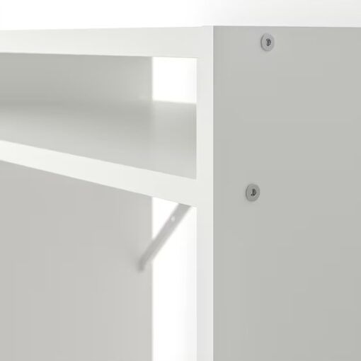 IKEA TORALD BIURKO Z PÓŁKĄ BIAŁE 65x40 CM - obrazek 3