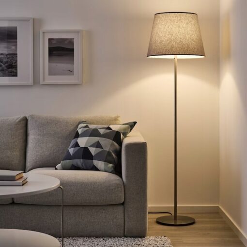 IKEA SKOTTORP KLOSZ LAMPY SZARY 42 cm - obrazek 2