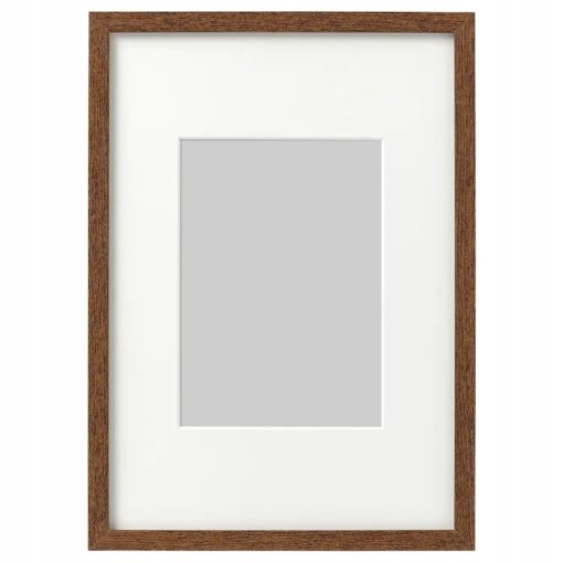 IKEA HOVSTA RAMKA NA ZDJĘCIA ŚREDNI BRĄZ 21x30 CM