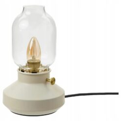 IKEA TARNABY LAMPA STOŁOWA LAMPKA BEŻ 25cm