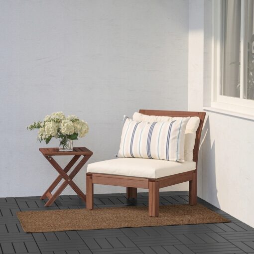 IKEA LYDERSHOLM DYWAN TKANY BRĄZOWY 80x150 CM - obrazek 2