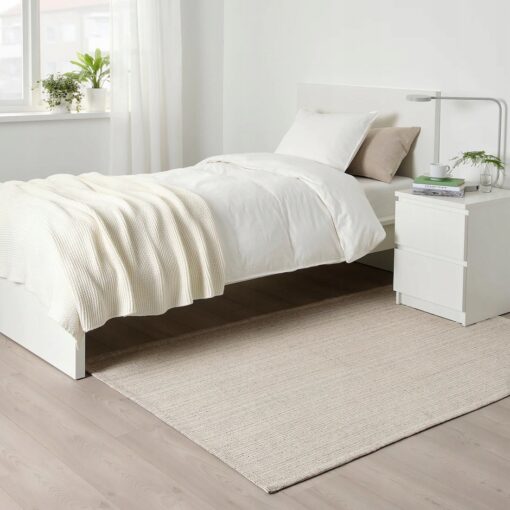 IKEA TIPHEDE DYWAN TKANY NA PŁASKO KREMOWY 120x180 cm - obrazek 2