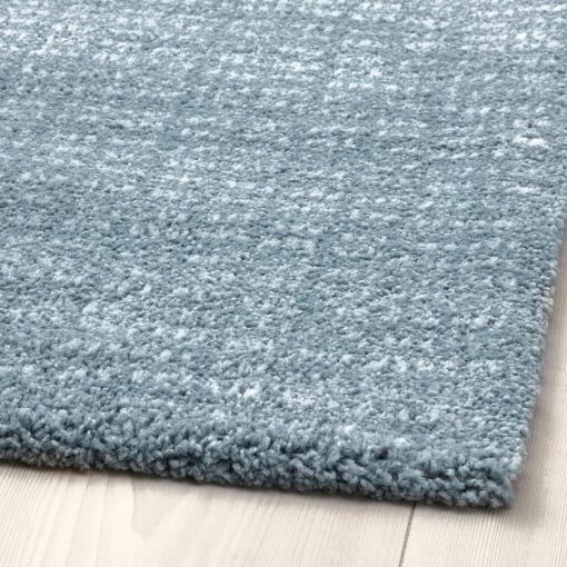 IKEA LANGSTED DYWAN Z KRÓTKIM WŁOSIEM NIEBIESKI 60x90cm - obrazek 3