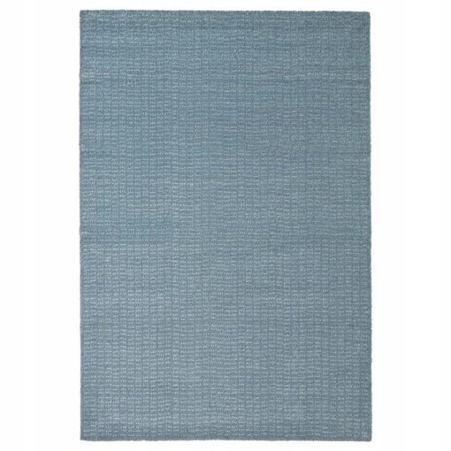 IKEA LANGSTED DYWAN Z KRÓTKIM WŁOSIEM NIEBIESKI 60x90cm