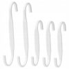 IKEA NEREBY HACZYKI HAK NA RELING BIAŁY 5 SZT 8 CM