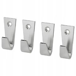 IKEA BLECKA HAK NIKLOWANY NA UBRANIA 4CM 4SZT
