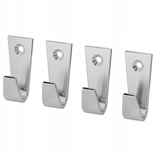 IKEA BLECKA HAK NIKLOWANY NA UBRANIA 4CM 4SZT