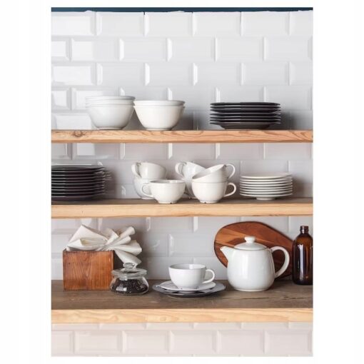 IKEA VARDAGEN FILIŻANKA DO HERBATY + SPODEK 260 ML - obrazek 4