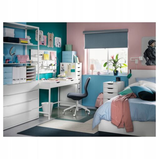 IKEA ALEX KOMODA BIAŁY KOLOR 5 SZUFLAD 36x70 CM - obrazek 3