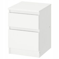 IKEA KULLEN KOMODA 2 SZUFLADY BIAŁY KOLOR 35x49 CM