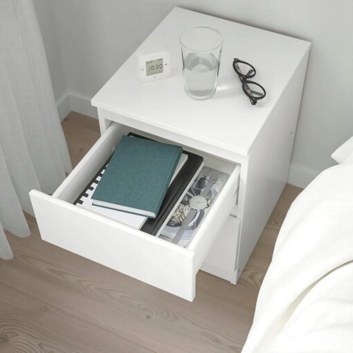 IKEA KULLEN KOMODA 2 SZUFLADY BIAŁY KOLOR 35x49 CM - obrazek 3