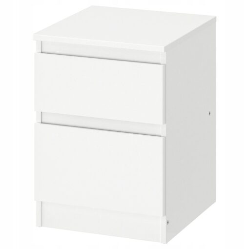 IKEA KULLEN KOMODA 2 SZUFLADY BIAŁY KOLOR 35x49 CM