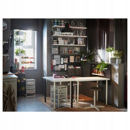 IKEA LENNART KOMODA NA DOKUMENTY DO BIURA ORGANIZER BIAŁA 56 CM - obrazek 2