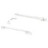 IKEA KOMPLEMENT WYSUWANA SZYNA BIAŁA 35 CM 2 SZT.