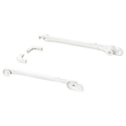 IKEA KOMPLEMENT WYSUWANA SZYNA BIAŁA 35 CM 2 SZT.