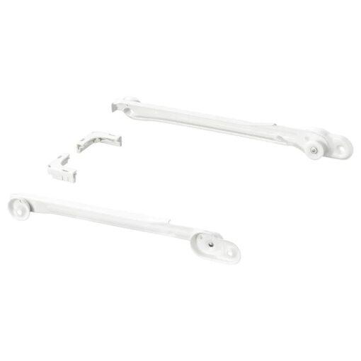 IKEA KOMPLEMENT WYSUWANA SZYNA BIAŁA 35 CM 2 SZT.
