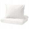 IKEA ANGSLILJA KOMPLET POŚCIELI BIAŁY 150X200 / 50X60