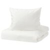 IKEA NATTJASMIN KOMPLET POŚCIELI BIAŁY 200X200 / 50X60